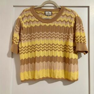 TUCKERNUCK CITRON STRIPE SYLVIE
CROCHET TOP